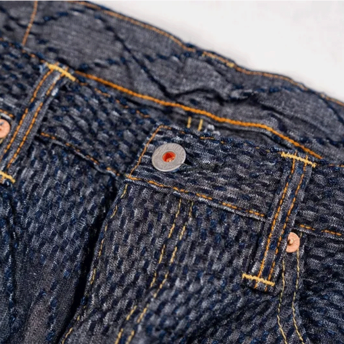 graphzero Kendo Denim Straight Jeans Indigo x White 11oz One Wash Men's [GZ-KNST-WH] Okayama Kurashiki Kojima Jeans Denim Brand