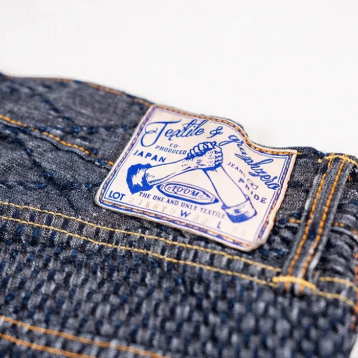 graphzero Kendo Denim Straight Jeans Indigo x White 11oz One Wash Men's [GZ-KNST-WH] Okayama Kurashiki Kojima Jeans Denim Brand