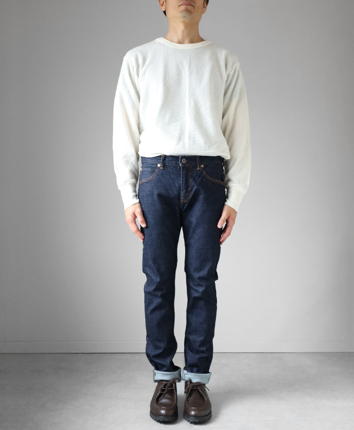 graphzero Monster Stretch 5 Pocket Pants Slim Jeans Indigo Men's Women's Unisex [GZ-MS5PSL-0408]