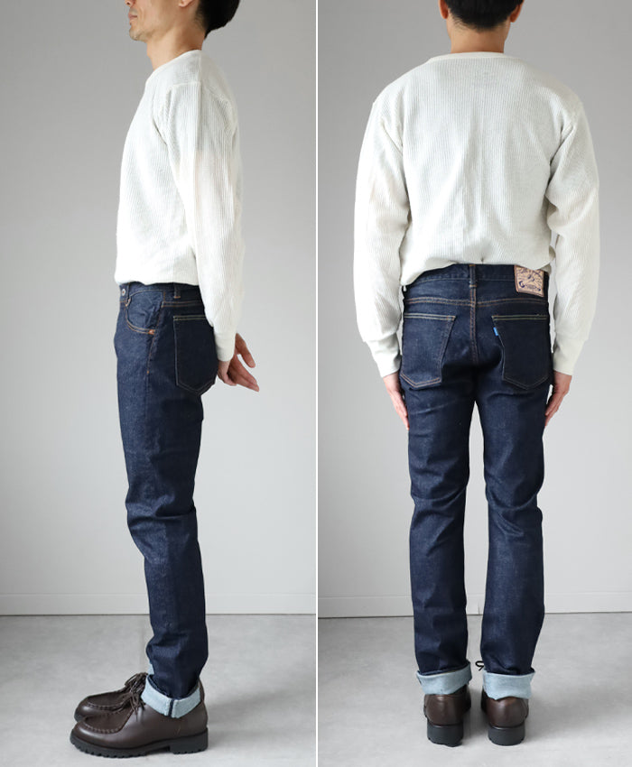 graphzero Monster Stretch 5 Pocket Pants Slim Jeans Indigo Men's Women's Unisex [GZ-MS5PSL-0408]