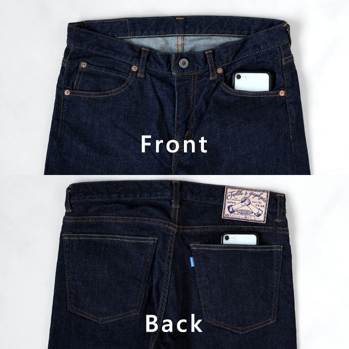 graphzero Monster Stretch 5 Pocket Pants Slim Jeans Indigo Men's Women's Unisex [GZ-MS5PSL-0408]