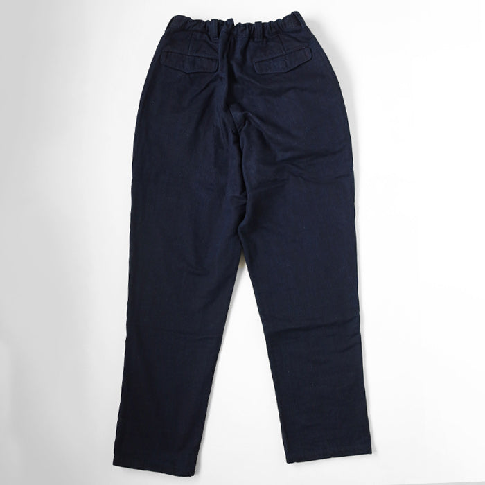 graphzero Relaxed Trousers Double Woven Denim Indigo Men's Women's Unisex [GZ-RLTP-0601]