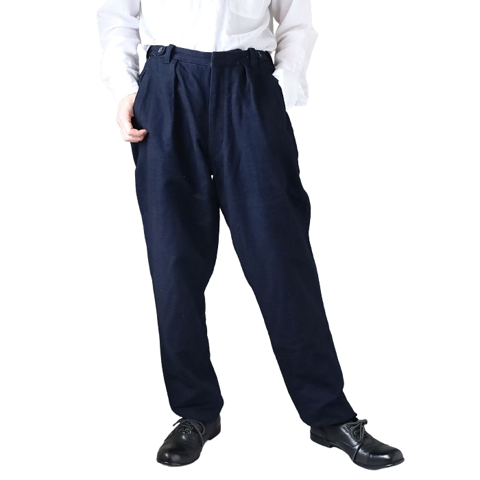 graphzero（グラフゼロ）リラックストラウザー 二重織デニム インディゴ メンズ レディース 男女兼用 [GZ-RLTP-0601] 岡山 倉敷 児島 ジーンズ デニム ブランド