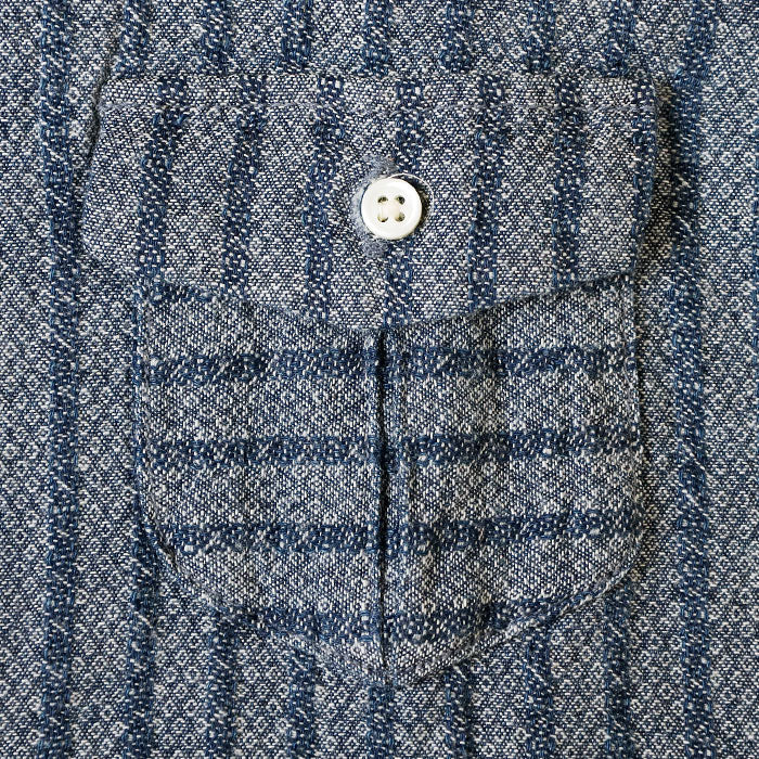 【2色】graphzero (グラフゼロ) スタンダード ボタンダウン 長袖シャツ セルビッチジャガード生地 ストライプ メンズ レディース [GZ-SDBDL-0111]