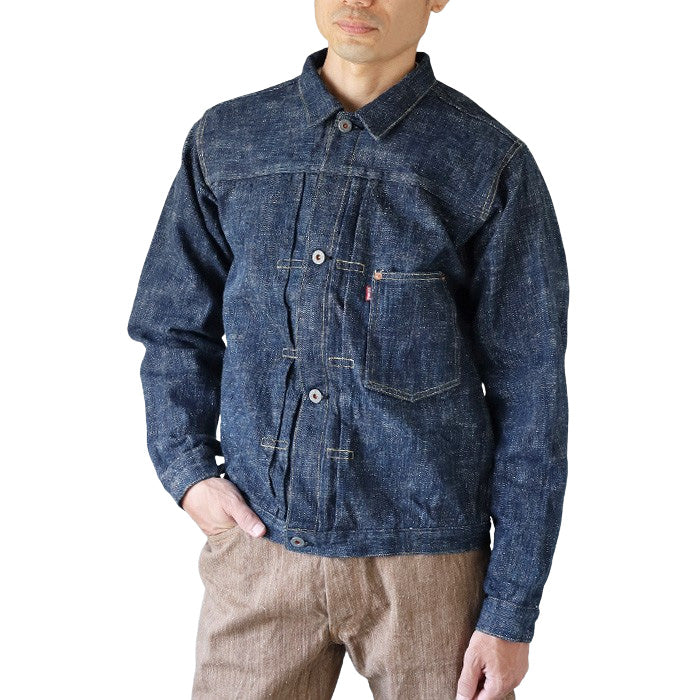 graphzero(グラフゼロ) 1st 大戦モデル デニムジャケット 15オンス 綛染め セルビッチデニム グリーンインディゴ メンズ レディース 男女兼用 [GZ-SKGJ1ST-GRN] 岡山 倉敷 児島 ジーンズ デニム ブランド