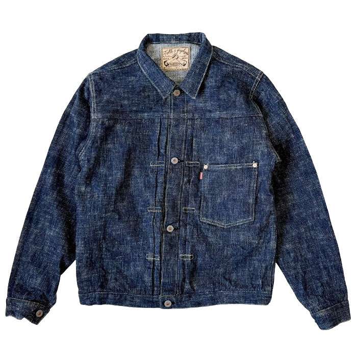 graphzero(グラフゼロ) 1st 大戦モデル デニムジャケット 15オンス 綛染め セルビッチデニム グリーンインディゴ メンズ レディース 男女兼用 [GZ-SKGJ1ST-GRN] 岡山 倉敷 児島 ジーンズ デニム ブランド