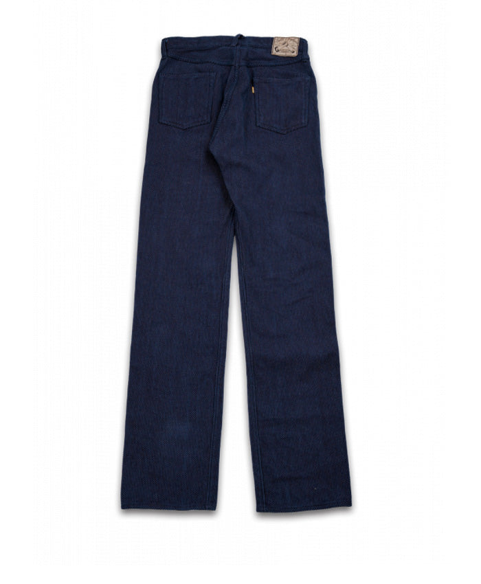 graphzero 13oz Sashiko Loose Straight Jeans Indigo One Wash [GZ-SKLST-ID] Okayama Kurashiki Kojima Jeans Denim Brand