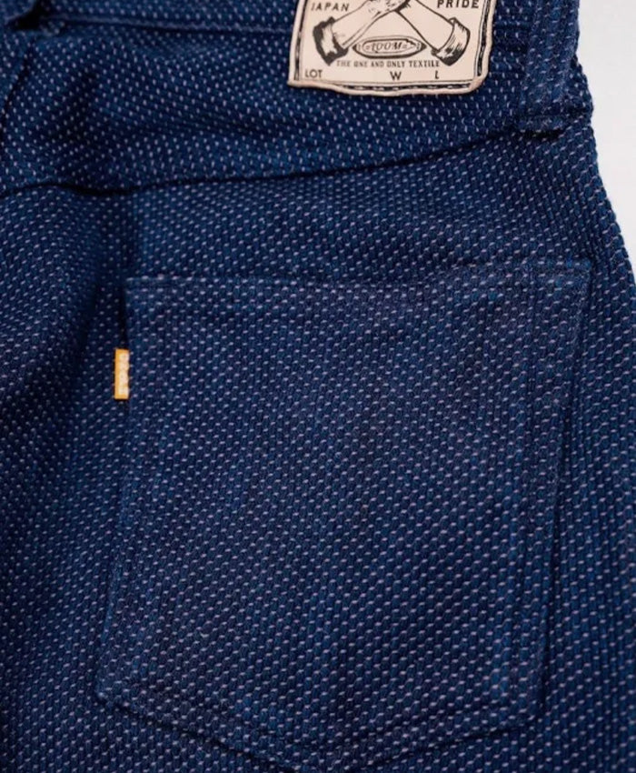 graphzero 13oz Sashiko Loose Straight Jeans Indigo One Wash [GZ-SKLST-ID] Okayama Kurashiki Kojima Jeans Denim Brand