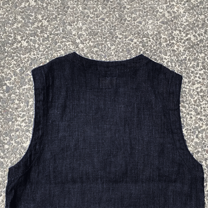 graphzero Shawl Collar Vest 10oz Broken Twill Men's Women's Unisex [GZ-SLVT-0504]