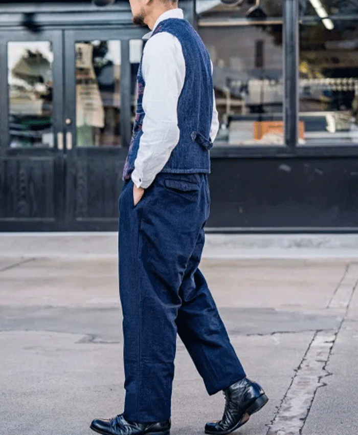 graphzero (Graph Zero) Shawl Collar Vest Native Pattern Red Men's Women's Unisex [GZ-SLVT-0512RED]