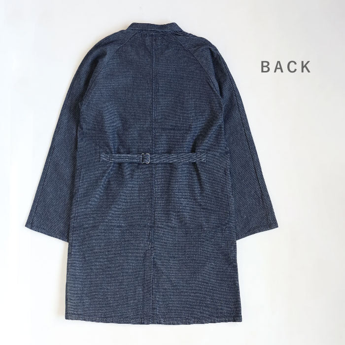 Graphzero 10oz Basket Weave Denim Sewing Coat (2 Colors) for Men and Women [GZ-SMCT-0112] Available in Okayama, Kurashiki, and Kojima. Jeans, Denim, and Outerwear.