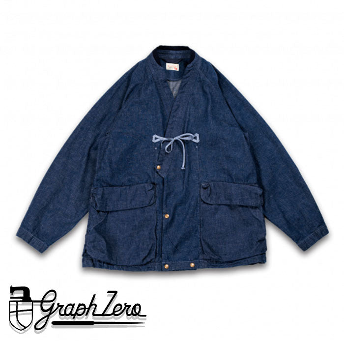 graphzero(グラフゼロ) 作務衣 ジャケット ネップデニム 11oz
