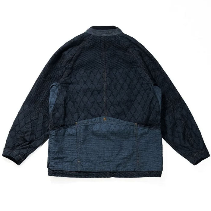 graphzero(グラフゼロ) 作務衣 ジャケット 剣道デニム 11oz ブルー [GZ
