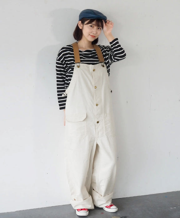 [2 colors] graphzero Deck Bib Overall Denim Men's Women's Unisex [GZ-USNOA-0207] 