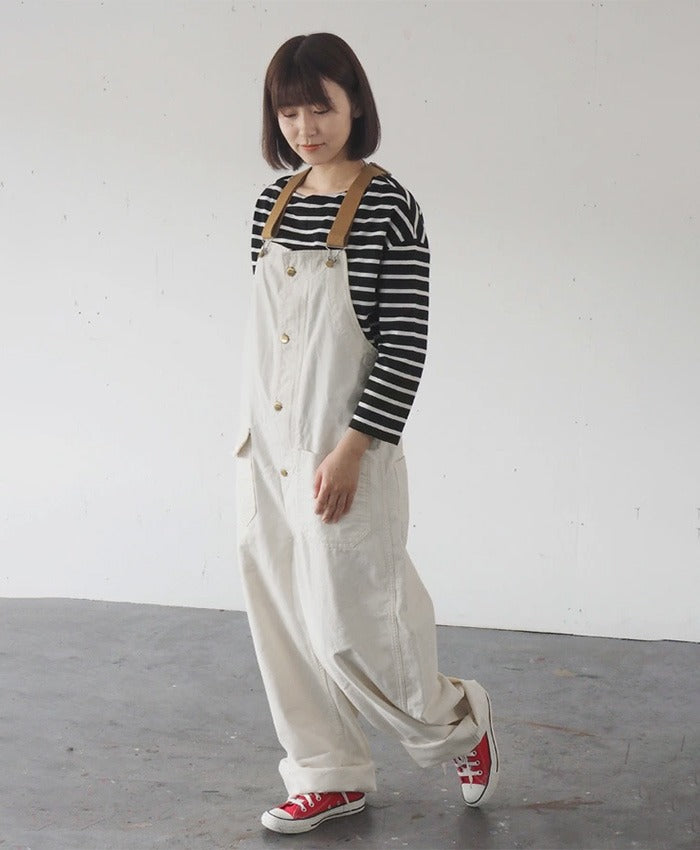 [2 colors] graphzero Deck Bib Overall Denim Men's Women's Unisex [GZ-USNOA-0207] 