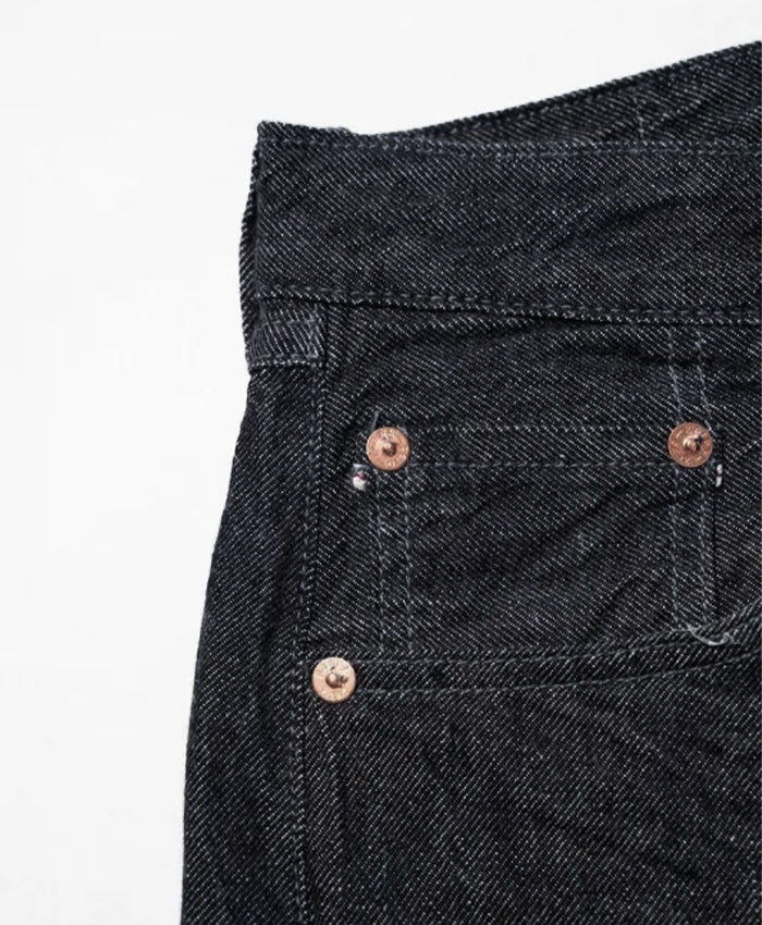 graphzero 10oz Selvedge Denim Wide Straight Jeans - Indigo One