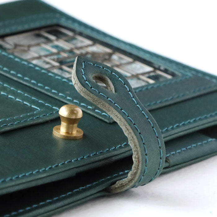 glart Stained Glass Antique Door System Organizer Cover, Navy Green [H0217-NVGRN]