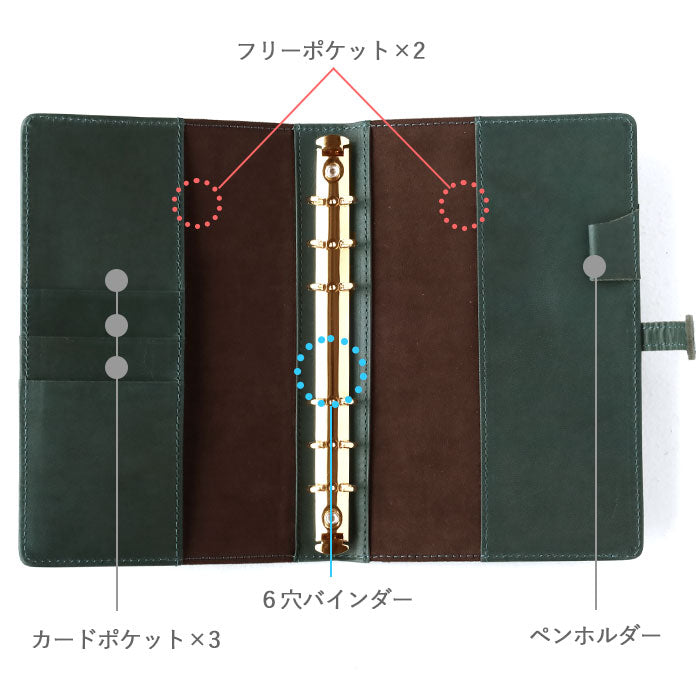 glart Stained Glass Antique Door System Organizer Cover, Navy Green [H0217-NVGRN]