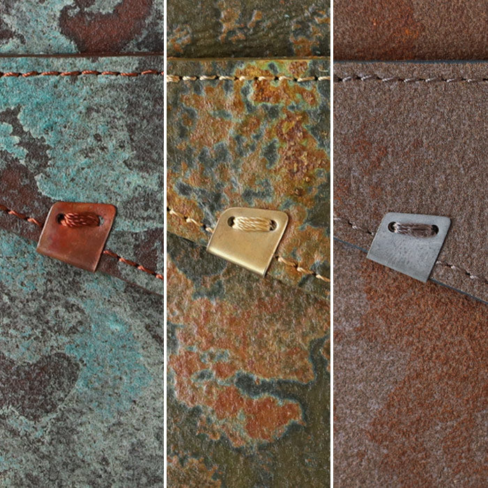 【3色】keu(ケウ) 財布 錆エイジングレザー フラグメントケース メンズ レディース [H1311] waji 錆革 革財布 ブランド 革 牛革