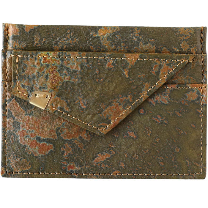 【3色】keu(ケウ) 財布 錆エイジングレザー フラグメントケース メンズ レディース [H1311] waji 錆革 革財布 ブランド 革 牛革