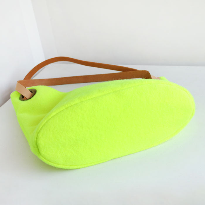 jidai Tennis Ball Felt Asymmetrical Tote Bag [J004] waji Upcycled Brand Bag Shoulder Bag A4 
