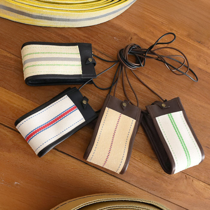 jidai(ジダイ) 消防ホース サコッシュ メンズ レディース [J011] waji アップサイクル バッグ ブランド 肩掛け 斜めがけ ショルダーバッグ