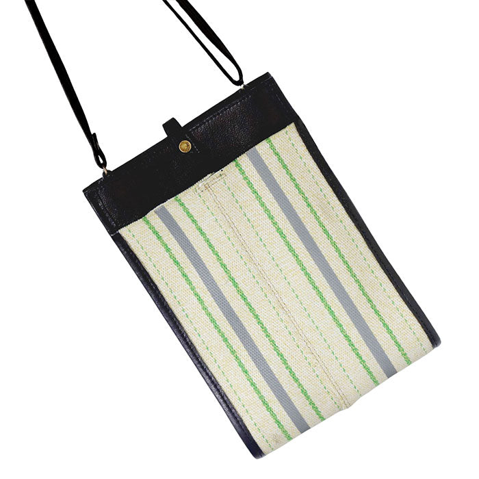 jidai Fire Hose Shoulder Bag for Men and Women [J012] waji Upcycled Brand Bag, Shoulder or Crossbody 