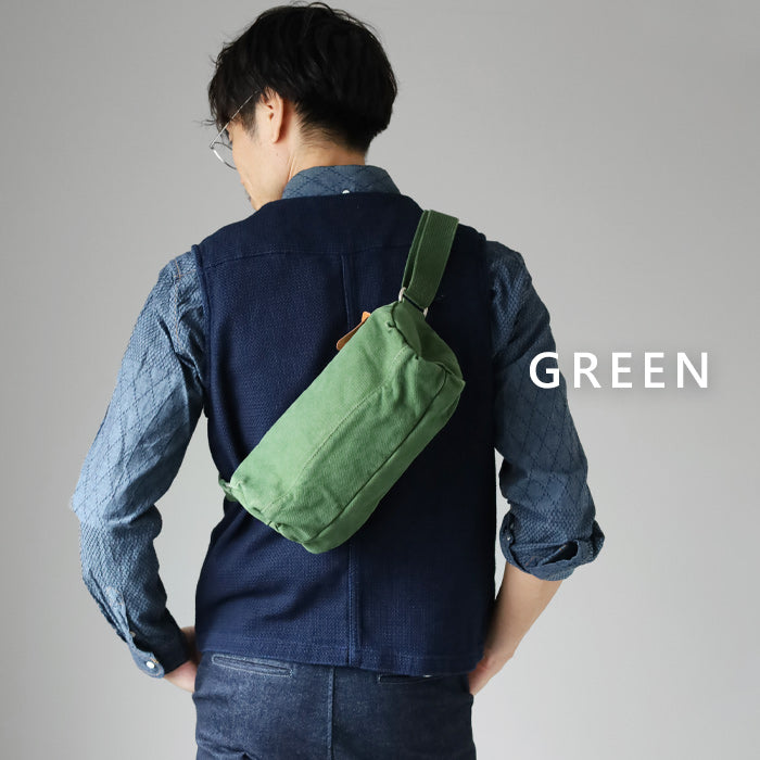 【6色】Butler Verner Sails(バトラーバーナーセイルズ)反応染めロールショルダーバッグ 帆布 メンズ レディース 男女兼用 [JA-0812-2]