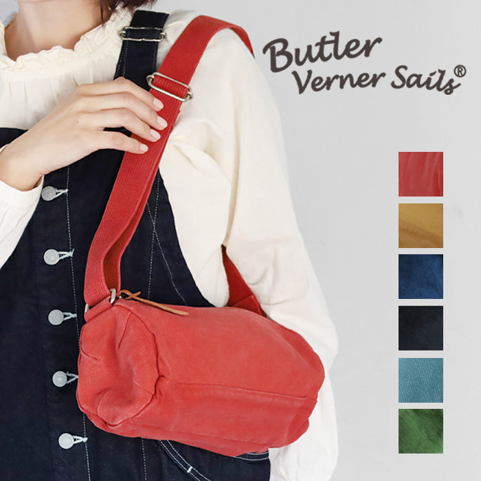 【6色】Butler Verner Sails(バトラーバーナーセイルズ)反応染めロールショルダーバッグ 帆布 メンズ レディース 男女兼用 [JA-0812-2]