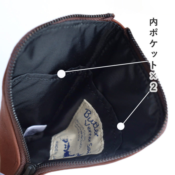 [5 colors] Butler Verner Sails Horse Leather Tissue Pill Case for Men and Women [JA-1074-33] Shibuya, Tokyo Leather Bag Brand Pocket Tissue Pouch 