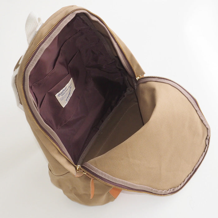 Butler Verner Sails No. 10 Paraffin Canvas Daypack Beige [JA-1509-2-BE] Women's Men's Canvas Lightweight Backpack 