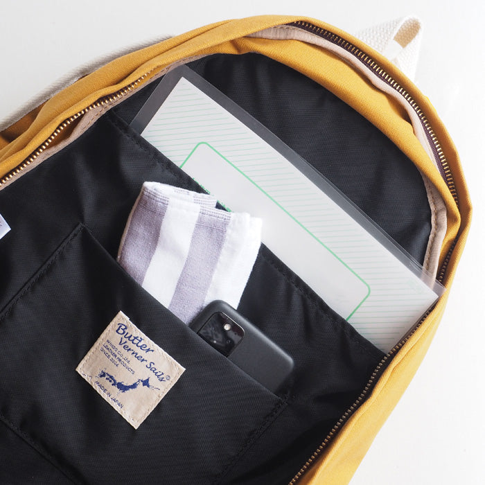 Butler Verner Sails No. 10 Paraffin Canvas Daypack Camel [JA-1509-2-CA] Women's Men's Canvas Lightweight Backpack 