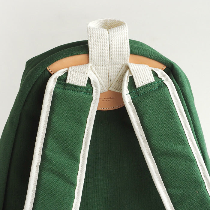 Butler Verner Sails No. 10 Paraffin Canvas Daypack Green [JA-1509-2-GR] Women's Men's Canvas Lightweight Backpack 