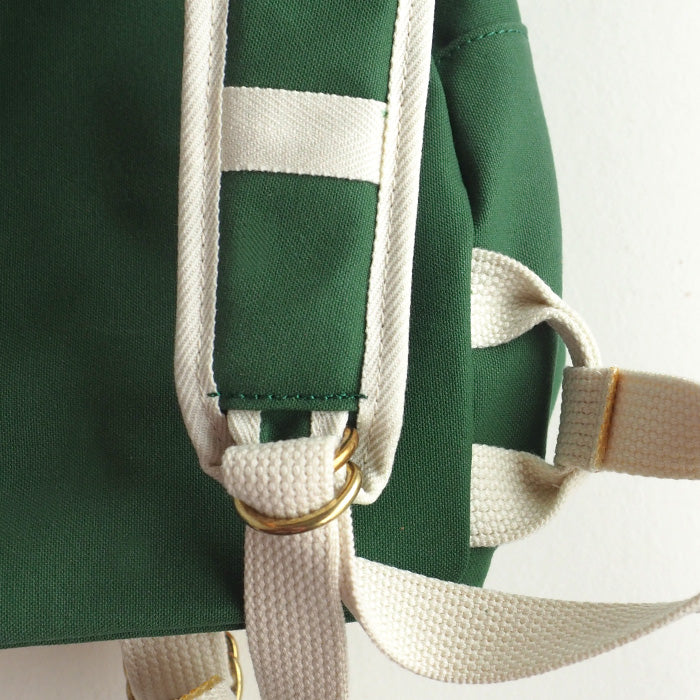 Butler Verner Sails No. 10 Paraffin Canvas Daypack Green [JA-1509-2-GR] Women's Men's Canvas Lightweight Backpack 