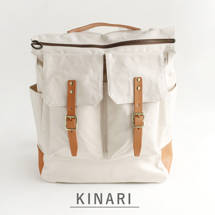 [2 colors] Butler Verner Sails No. 10 Paraffin Canvas Open Zipper Backpack [JA-1611] Women's Men's Canvas Lightweight B4 Backpack 