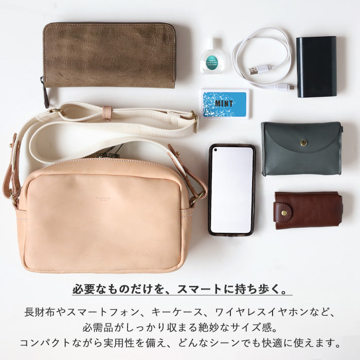 【2色】Butler Verner Sails(バトラーバーナーセイルズ) 本革 スクエアショルダーバッグ メンズ レディース [JA-1712-33] ハンドメイド レザー バッグ ブランド 日本製