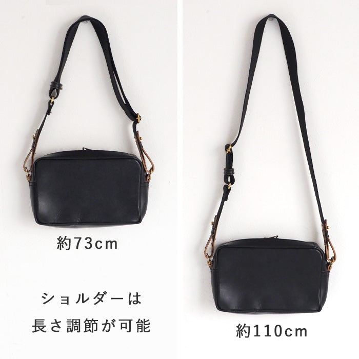 【2色】Butler Verner Sails(バトラーバーナーセイルズ) 本革 スクエアショルダーバッグ メンズ レディース [JA-1712-33] ハンドメイド レザー バッグ ブランド 日本製