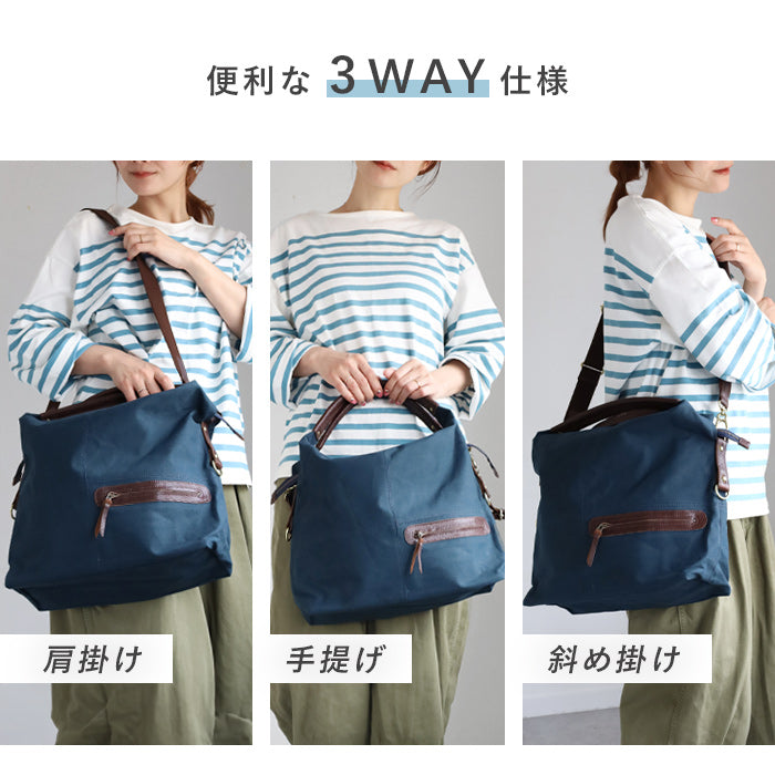 【3色】Butler Verner Sails(バトラーバーナーセイルズ) エディターズバッグ 3WAY トートバッグ ショルダーバッグ 10号キャンバス [JA-2089-33]