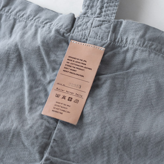 [6 Colors] Butler Verner Sails Reactive Dye Twill Big One-Shoulder Canvas Bag [JA-2558-33] Shibuy Tokyo Canvas Bag Brand