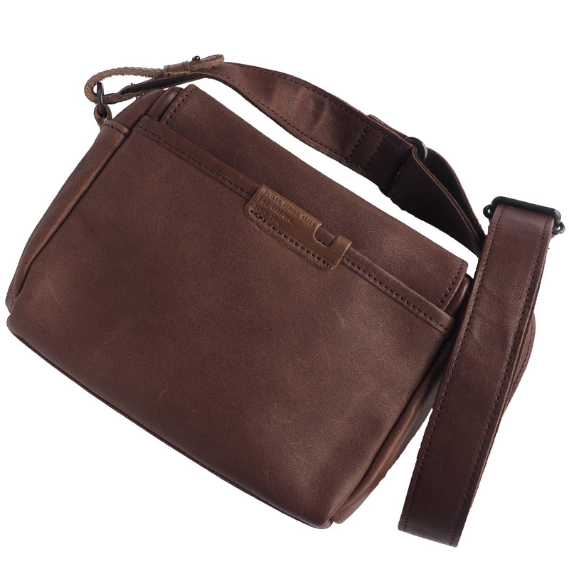 Butler Verner Sails(バトラーバーナーセイルズ)  馬革 フラップショルダー メンズ レディース [JA-2597] モバイルショルダーバッグ スマホ ポーチ ポシェット