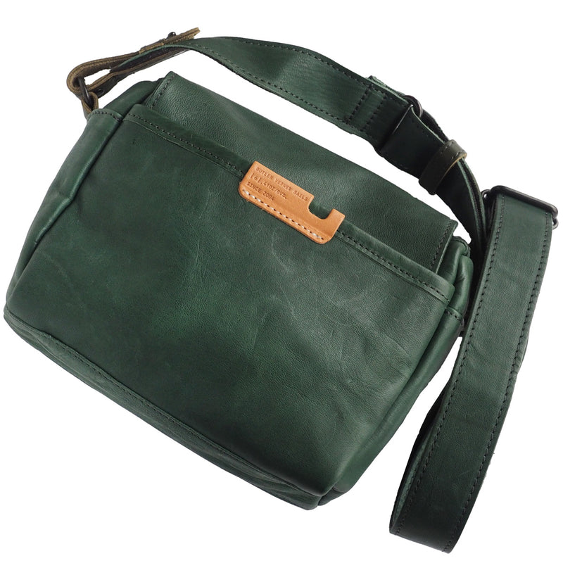 Butler Verner Sails(バトラーバーナーセイルズ)  馬革 フラップショルダー メンズ レディース [JA-2597] モバイルショルダーバッグ スマホ ポーチ ポシェット