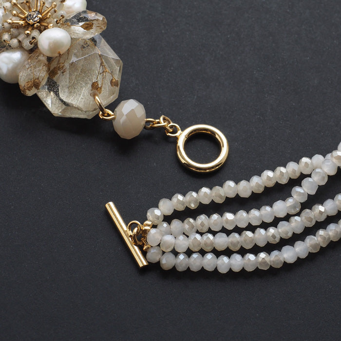 jouer avec moa? Handmade resin necklace "Back Alley Serenade" [JAM-04] Resin accessories for women 