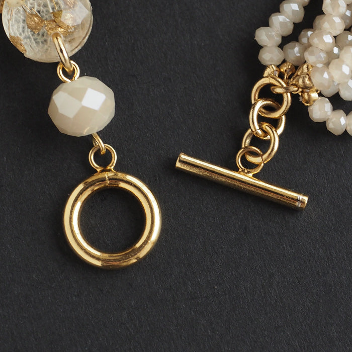 jouer avec moa? Handmade Resin Necklace "Hymn" [JAM-05] Resin Accessories Ladies 