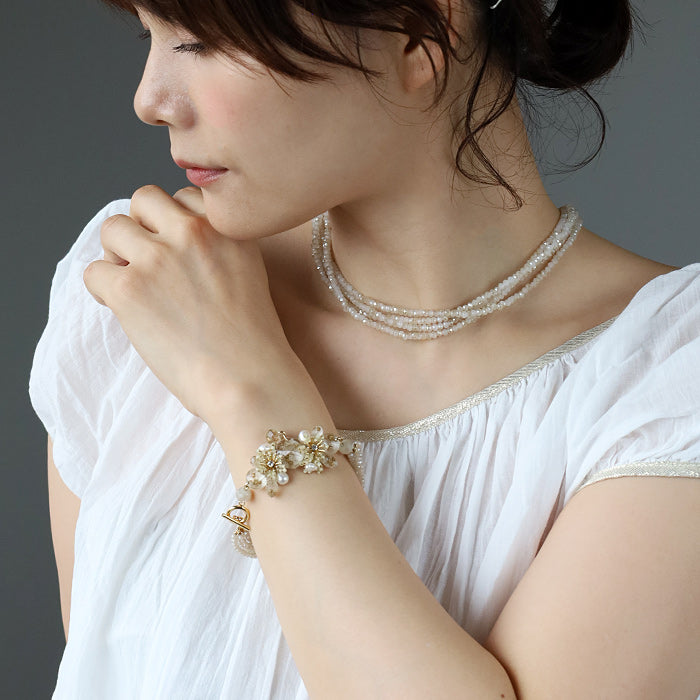 jouer avec moa? Handmade Resin Necklace "Hymn" [JAM-05] Resin Accessories Ladies 