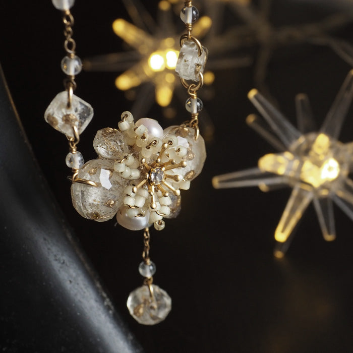 jouer avec moa? Handmade resin necklace "Shooting Star" [JAM-01] Resin accessories for women 