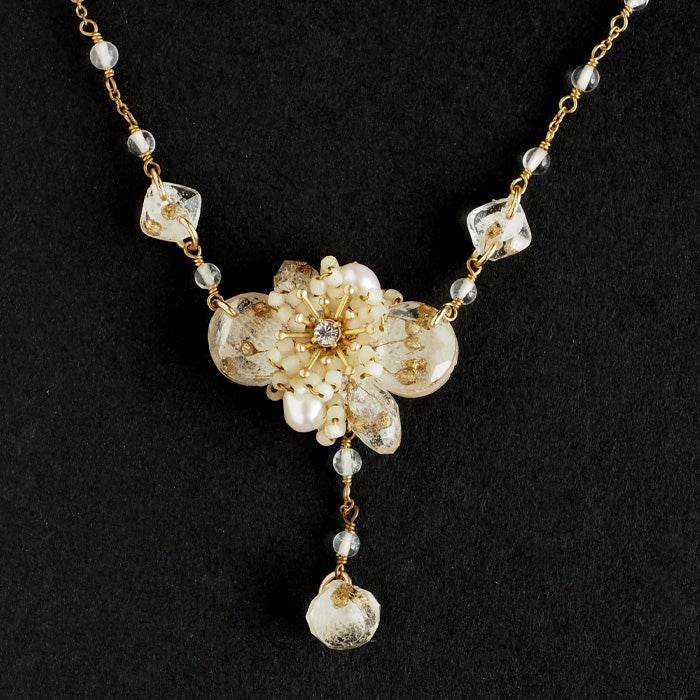 jouer avec moa? Handmade resin necklace "Shooting Star" [JAM-01] Resin accessories for women 