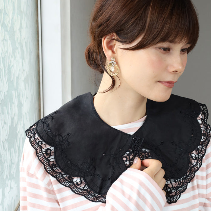 jouer avec moa? Handmade resin earrings "Circle of Light" [JAM-12] Resin accessories for women