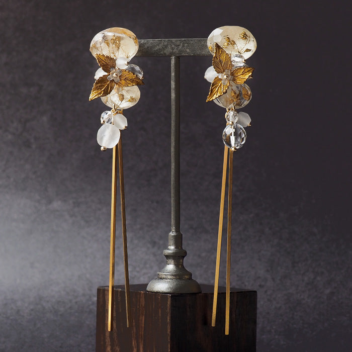 jouer avec moa? Handmade resin earrings "Infinite Possibilities" [JAM-18] Resin accessories for women 