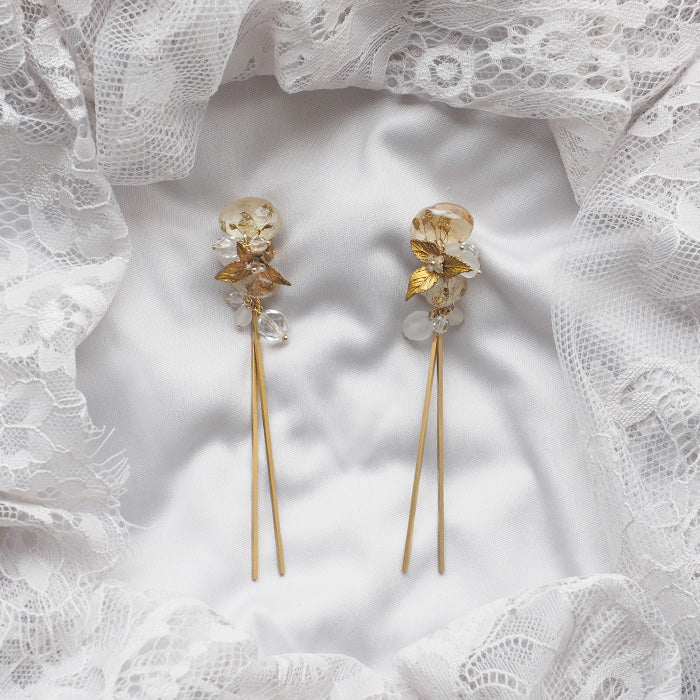 jouer avec moa? Handmade resin earrings "Infinite Possibilities" [JAM-18] Resin accessories for women 