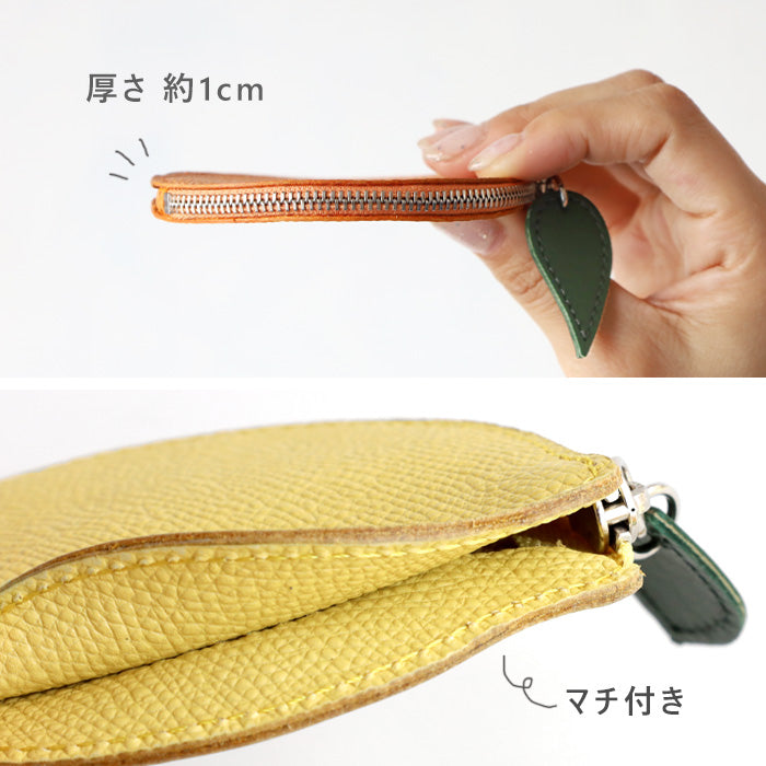 【2色からお選びいただけます】Butler Verner Sails(バトラーバーナーセイルズ) 本革 フルーツミニウォレット 小銭入れ メンズ レディース 男女兼用 [JW-2633]